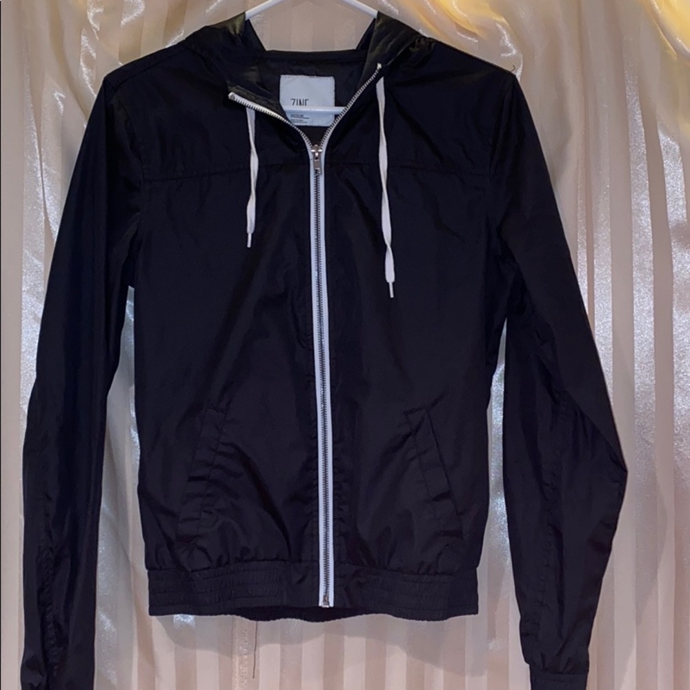 wind jacket with hood